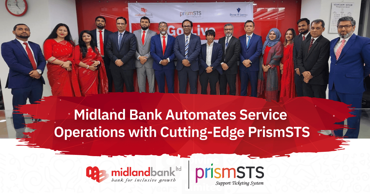 Midland Bank PLC Automates Service Operations with Cutting-Edge PrismSTS